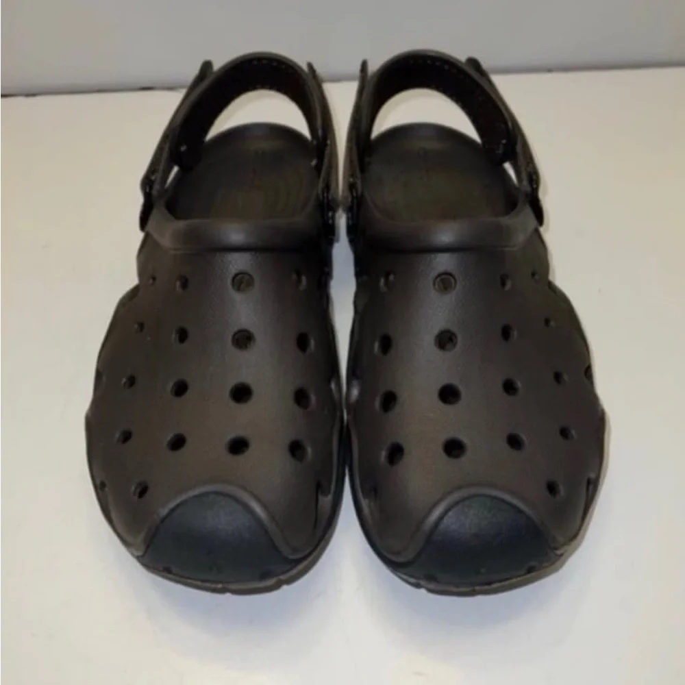 Brown Slip-On Clogs